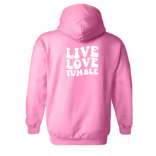 Afbeelding in Gallery-weergave laden, Roze Love Gymnastics Hoodie keuze uit 6 logo's of je naam! UNISEX