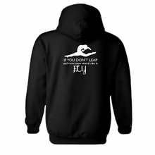 Afbeelding in Gallery-weergave laden, Zwarte Love Gymnastics Hoodie keuze uit 7 logo's of je naam! UNISEX