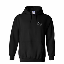 Afbeelding in Gallery-weergave laden, Zwarte Love Gymnastics Hoodie keuze uit 7 logo's of je naam! UNISEX