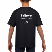 Afbeelding in Gallery-weergave laden, Zwart Love Gymnastics T-shirt keuze uit 7 logo&#39;s of je naam! UNISEX
