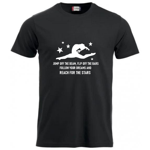 Love Gymnastics T-shirt Reach for the Stars