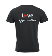 Afbeelding in Gallery-weergave laden, Love Gymnastics T-shirt met naam
